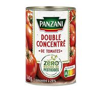 PANZANI - Double Concentré De Tomates 140G - Lot De 4