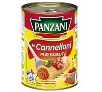 PANZANI - Le Cannelloni 100% Pur Boeuf 400G - Lot De 3