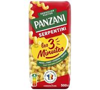 PANZANI Les 3 Minutes Serpentini cuisson rapide 3 minutes 500 g