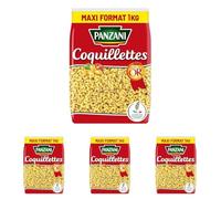 Panzani Pâtes Coquillettes Maxi Format 1 kg (Lot de 4)