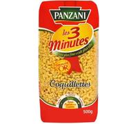 PANZANI - Pâtes Cuisson Rapide Coquillettes 500 G - Lot De 4