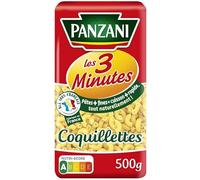 PANZANI - Pâtes Cuisson Rapide Coquillettes 500 G - Lot De 4