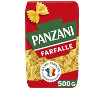 PANZANI - Pâtes Farfalle Gourmandes, Texture Al Dente et Saveur Authentique (Paquet 500g) - Le lot de 4