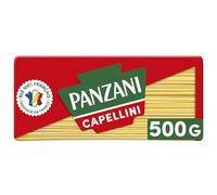 PANZANI - Pâtes fines Capellini, Texture Légère et Fondante pour Repas Raffiné (500g) - Le lot de 4