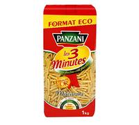 Panzani Pâtes Les 3 Minutes Macaroni 1 kg (Lot de 6)