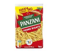 Panzani Pâtes Penne Rigate 1 kg - Lot de 6