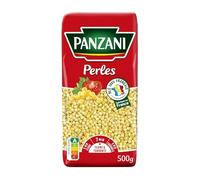 PANZANI - Pâtes Perles Fondantes pour Soupe Gourmande, Texture Légère et Pratique (500g) - Le Lot De 4