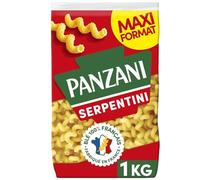 PANZANI - Pâtes Serpentini Gourmandes, Texture Authentique et Goût Savoureux (Paquet 1kg) - Lot de 4 - vendu par Lot