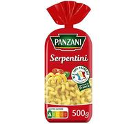 PANZANI - Pâtes Serpentini, Savoureuses et Gourmandes, 500g - Lot De 4