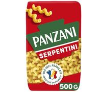 PANZANI - Pâtes serpentini | Savoureux et onctueux | Idéal pour vos plats gourmands | le paquet de 500g | LOT DE 4
