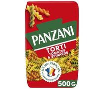 PANZANI - Pâtes Torti Saveur Tomates & Épinards, Texture Gourmande et Colorée (500g) - Lot de 4 - vendu par Lot