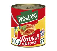 PANZANI Plat cuisiné ravioli pur bœuf 800g