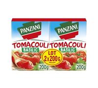 PANZANI - Purée de Tomates Intense et Savoureuse, Texture Veloutée (2x200g) - Le lot de 4