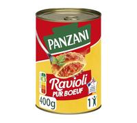 PANZANI - Ravioli Gourmands Pur Bœuf, Plaisir Authentique et Texture Fondante (400g) - Le Lot De 4
