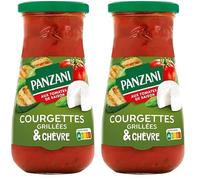 Panzani sauce légume COURGetTES GRILLEES & CHEVRE 400 g (Lot de 2)