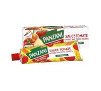 PANZANI - Sauce Tomate aux Légumes Méditerranéens, Saveur Authentique et Pratique (Tube 220g) - Le Lot De 4