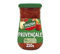 PANZANI - Sauce Tomate aux Saveurs Provençales Authentiques, Texture Onctueuse (Pot 210g) - Le lot de 4