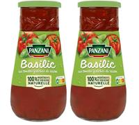 Panzani Sauce Tomate Basilic 650 g (Lot de 2)