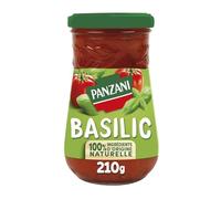 PANZANI - Sauce Tomate Basilic, Sauce Savoureuse Pour Pâtes, Pot 210g - Lot De 4