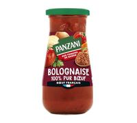 Panzani Sauce Tomate Bolognaise 100% Pur Bœuf Français Moyen Format 400g