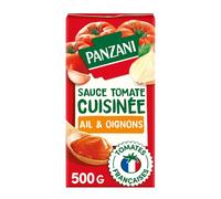 PANZANI sauce tomates cuisinée à l'ail et à l'oignon 500g
