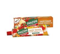 PANZANI - Sauce tomates Cuisinées aux Oignons et à l'Ail | Savoureux mélange aromatique | Idéale pour vos plats chauds | le tube de 180g | LOT DE 4