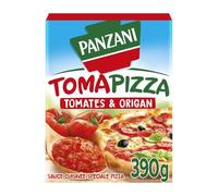PANZANI - Sauce tomates cuisinées pour pizza Tomapizza | Savoureuse et onctueuse | Idéale pour vos pizzas maison | la brique de 390g | LOT DE 4