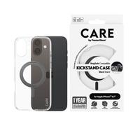 Panzer Glass, étui pour iPhone 16 Plus MagSafe avec fonction de rangement, noir