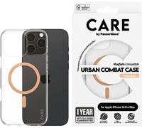 Panzer Glass, étui pour iPhone 16 Pro Max compatible MagSafe Flagship Urban Combat, orange