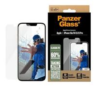 PanzerGlass Classic Fit Verre de protection décran Apple iPhone 13, iPhone 13 Pro, iPhone 14, iPhone 16e 1 pc(s) antibactérien, anti-traces de doigts,