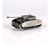 Panzer IV Ausf. H Tank Modèle en métal moulé sous pression Argenté