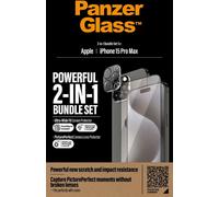 PanzerGlass 2-in-1-Pack iPhone 15 Pro Max, UWF w. Aligner