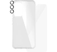 PanzerGlass 3-in-1 Ultra Wide Fit Bundle Glass + Case + Lens Set étui + verre de protection Samsung Galaxy A55 5G B0470+7358