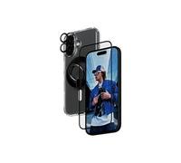 PanzerGlass - 4-in-1 Pack - coque de protection pour téléphone portable - ajustement ultra-large avec EasyAligner - compatibilité avec MagSafe -