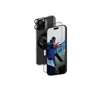 PanzerGlass - 4-in-1 Pack - coque de protection pour téléphone portable - ajustement ultra-large - compatibilité avec MagSafe - plastique recyclé -