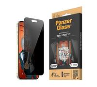 PanzerGlass PanzerGlass Protection d'écran Privacy Ultra-Wide Fit Anti-bactérienne avec applicateur iPhone 15 Plus