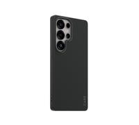 Care by Panzer Coque tendance en plastique recyclé pour Samsung Galaxy S25 Ultra Design fin et léger Prise en main lisse Protection améliorée de l'appareil photo Noir