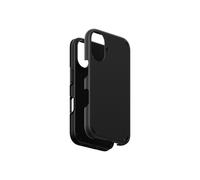 PanzerGlass CARE by Feature Case Double Defense Noir pour iPhone 16 - Housse de protection antichoc & rayures, dimensions 78.8x152.9x13.5mm, poids 30g