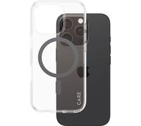 PanzerGlass CARE by ® Flagship Case Transparent Urban Combat m. Schwarz MagSafe iPhone 16 Pro, Cover, Apple, Apple - iPhone 16 Pro, Transparent