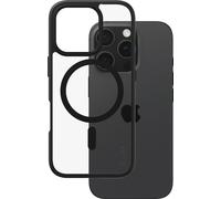 PanzerGlass CARE by ® Flagship Case Transparent Urban Combat m. Schwarz Rahmen & MagSafe iPhone 16 Pro, Cover, Apple, Apple - iPhone 16 Pro, Transparent