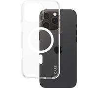 PanzerGlass CARE by ® Flagship Case Transparent Urban Combat m. Weiß MagSafe iPhone 16 Pro Max, Housse, Apple, Apple - iPhone 16 Pro Max, Transparent