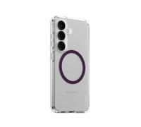 PanzerGlass CARE by ® Flagship Case Transparent Urban Combat w. Plum Purple Qi Compatible Samsung Galaxy S25 coque de protection pour téléphones portables Housse Samsung Samsung - Galaxy S25