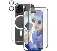 PanzerGlass CARE by ® Panzerglas 3-in-1 Protection Coque arrière Apple iPhone 16 Pro transparent chargement par induction B1338+2862+1286