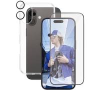CARE by PanzerGlass Urban Combat - Coque de protection pour téléphone portable - 3 en 1 - plastique - transparent - avec protecteur d'écran et