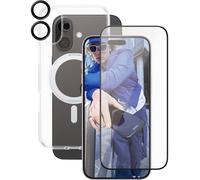 PanzerGlass CARE by ® Panzerglas 3-in-1 Protection Verre de protection décran Apple iPhone 16 Plus 1 pc(s) anti-traces de doigts, résistant aux éraflures