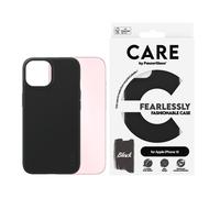 CARE by PanzerGlass - Coque de protection pour téléphone portable - polyuréthanne thermoplastique (TPU) - noir - pour Apple iPhone 15