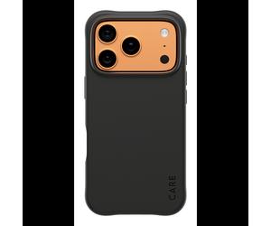 PanzerGlass CARE Fashionable Case Samba Noir MagSafe pour iPhone 17 Pro, Housse TPU Recyclé, Protection Chocs (2.4m), 77.5x156.3x16.1mm, 50g