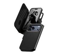 PanzerGlass CARE Feature Case Tango Two-in-One Wallet MagSafe pour iPhone 17 Pro Max Noir, Housse de protection antichoc, 92x18x173mm, 120g