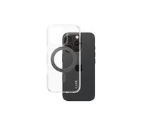 PanzerGlass CARE Feature Case Transparent Kickstand Noir MagSafe iPhone 16 Pro - Housse de protection, MIL-STD-810H, 76.5x154.7x14.3mm, 47g