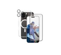 PanzerGlass CARE Flagship 3-in-1 iPhone 16 Pro Max - Protection d'écran Transparent Verre Trempé, PET, Silicone - 17.5cm (6.9") - Résistant aux rayures/chocs